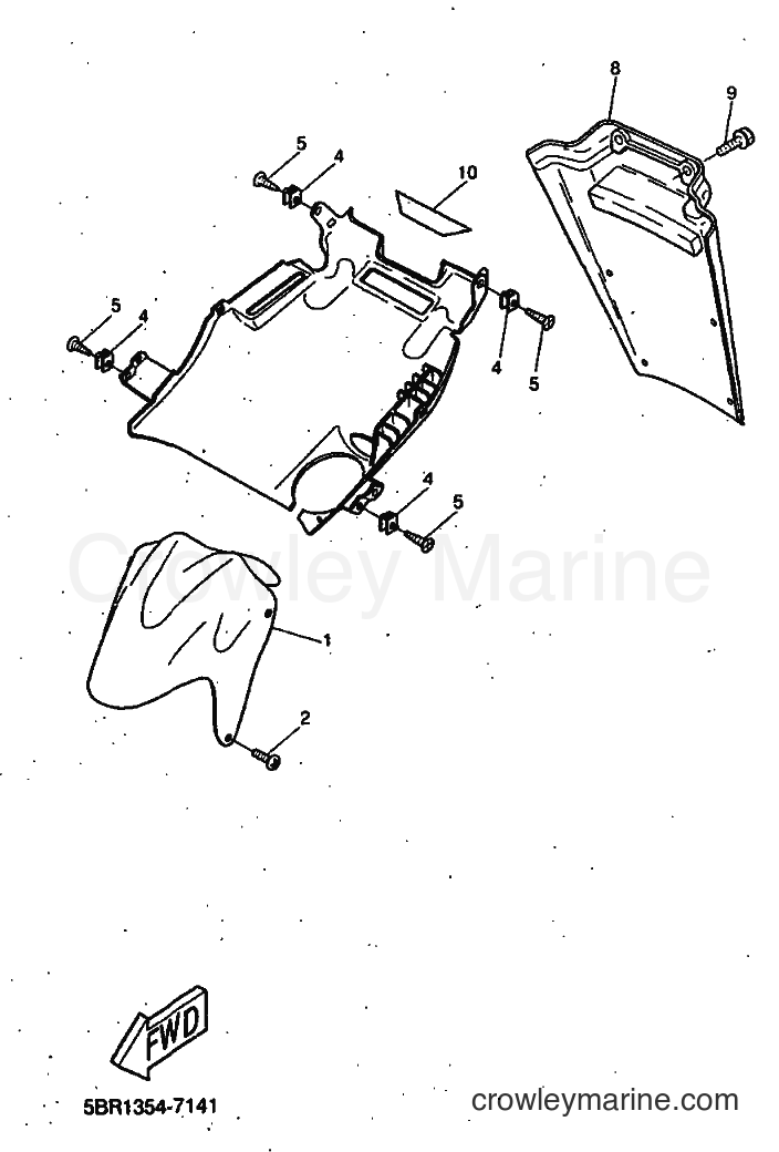 1998 Scooter YQ50 - YQ50 (5DP2) [999] - FENDER