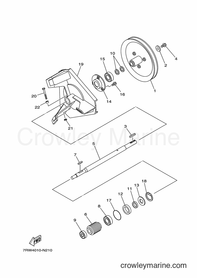 2015 Snowblower YT1070 - YT1070 (7RW4) [010] - AUGA DRIVE & IMPELLER