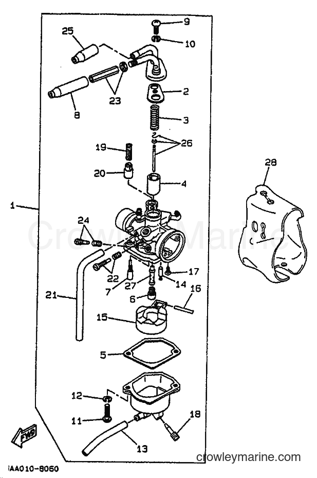 1994 Scooter CW50 - CW50 (4EY2) [999] - CARBURETOR
