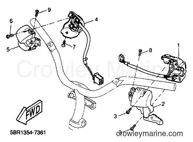 2001 Scooter YQ50 - YQ50 (5KL4) [010] - HANDLE SWITCH & LEVER