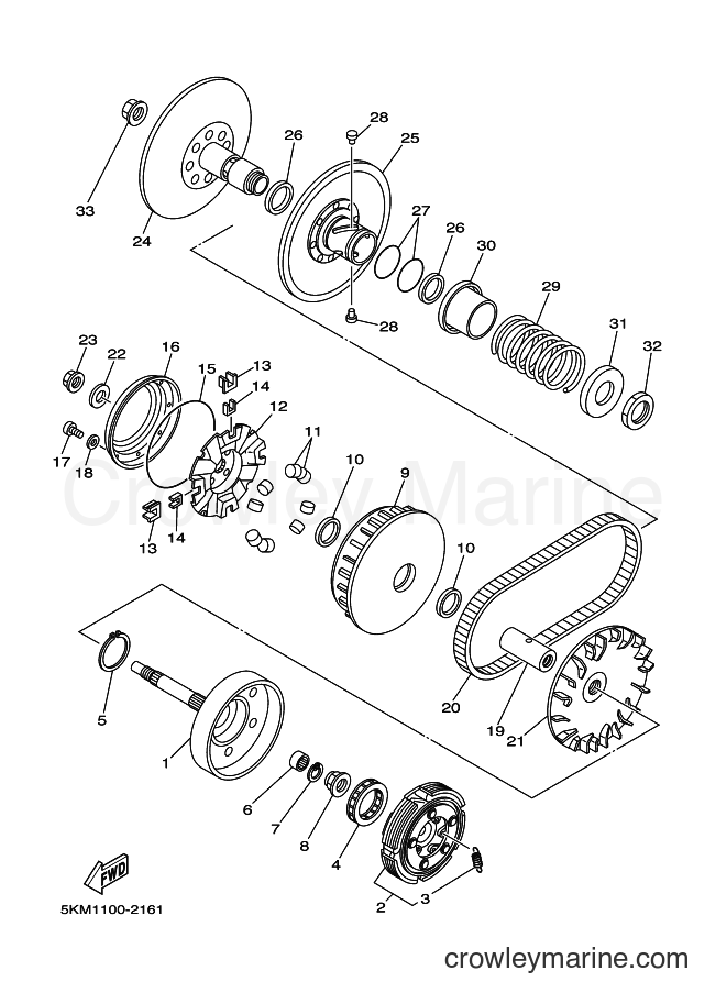 2003 ATV YFM660FWA - YFM660FWA (5KMB) [010] - CLUTCH