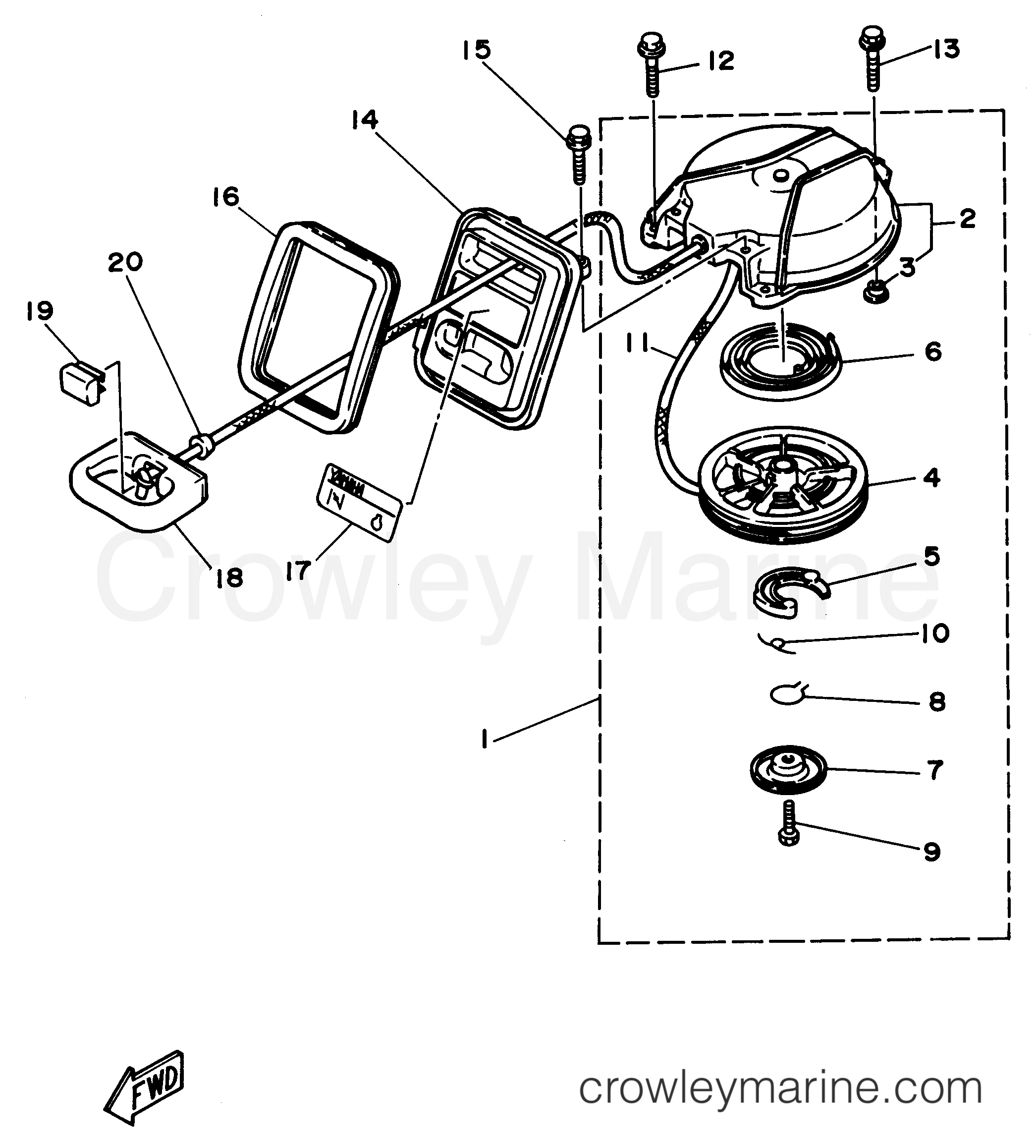 Yamaha Motors 3MSHU - STARTER