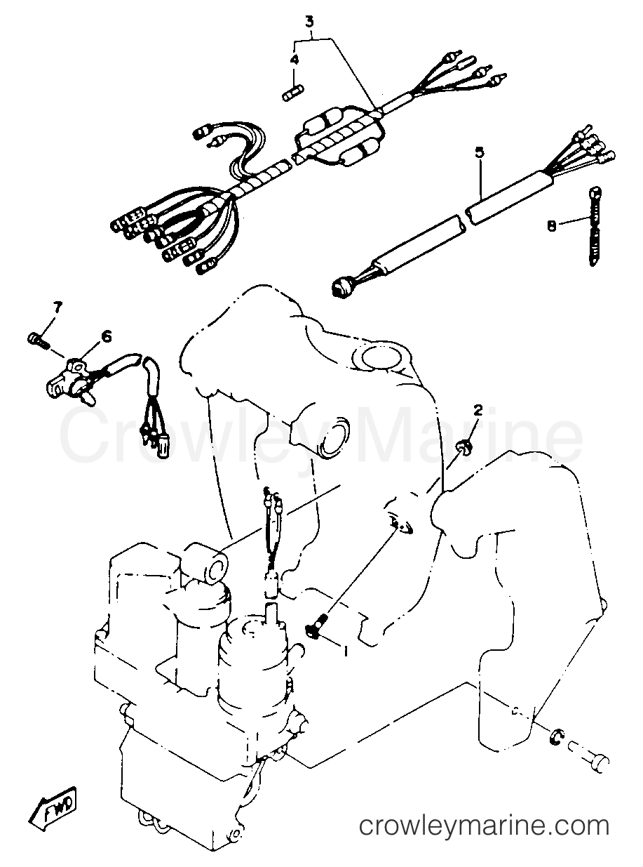 Yamaha Motors 150TLRR - BRACKET 2