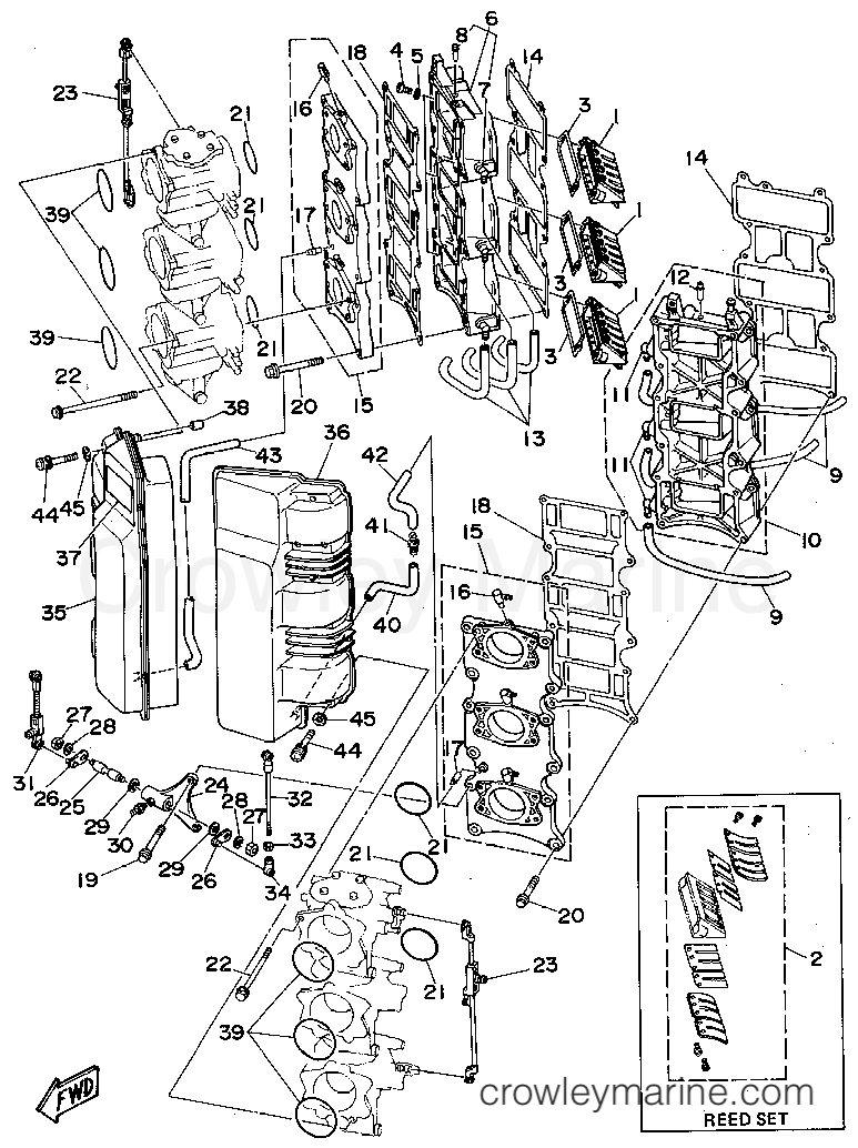Yamaha Motors L250TXRT - INTAKE
