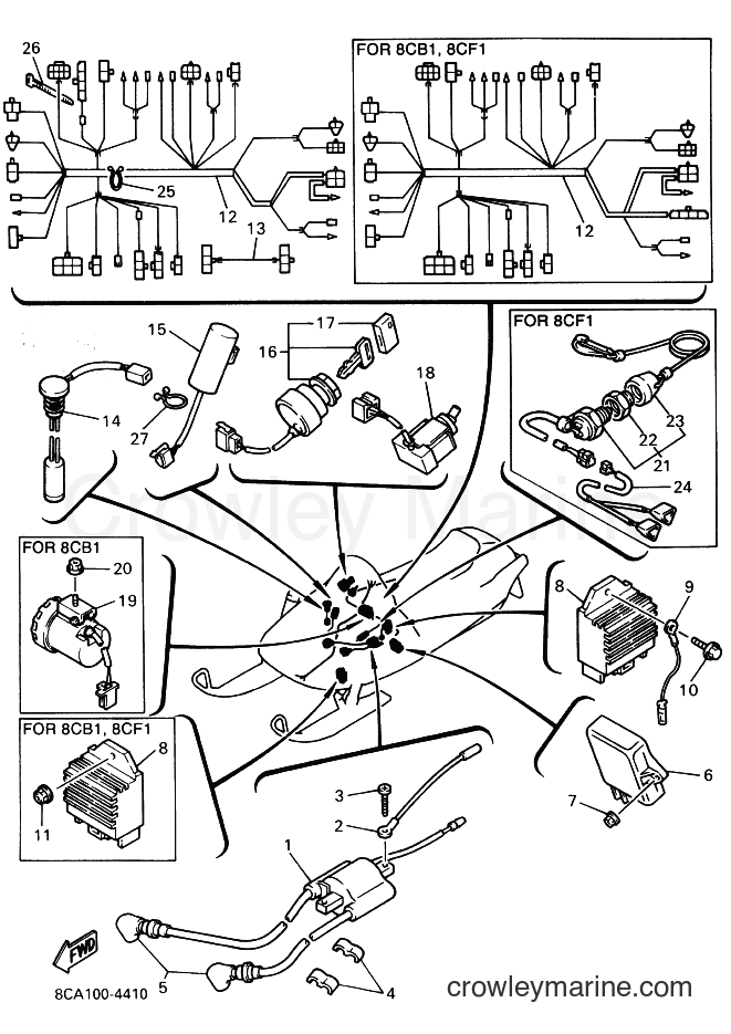 Yamaha Motors VX600ST (8CC1) [020] - ELECTRICAL 1