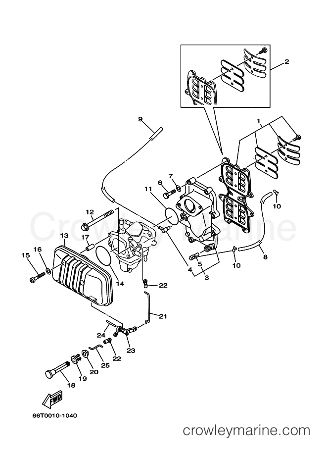 Yamaha Motors E40XMHX (66TA) [470] - INTAKE
