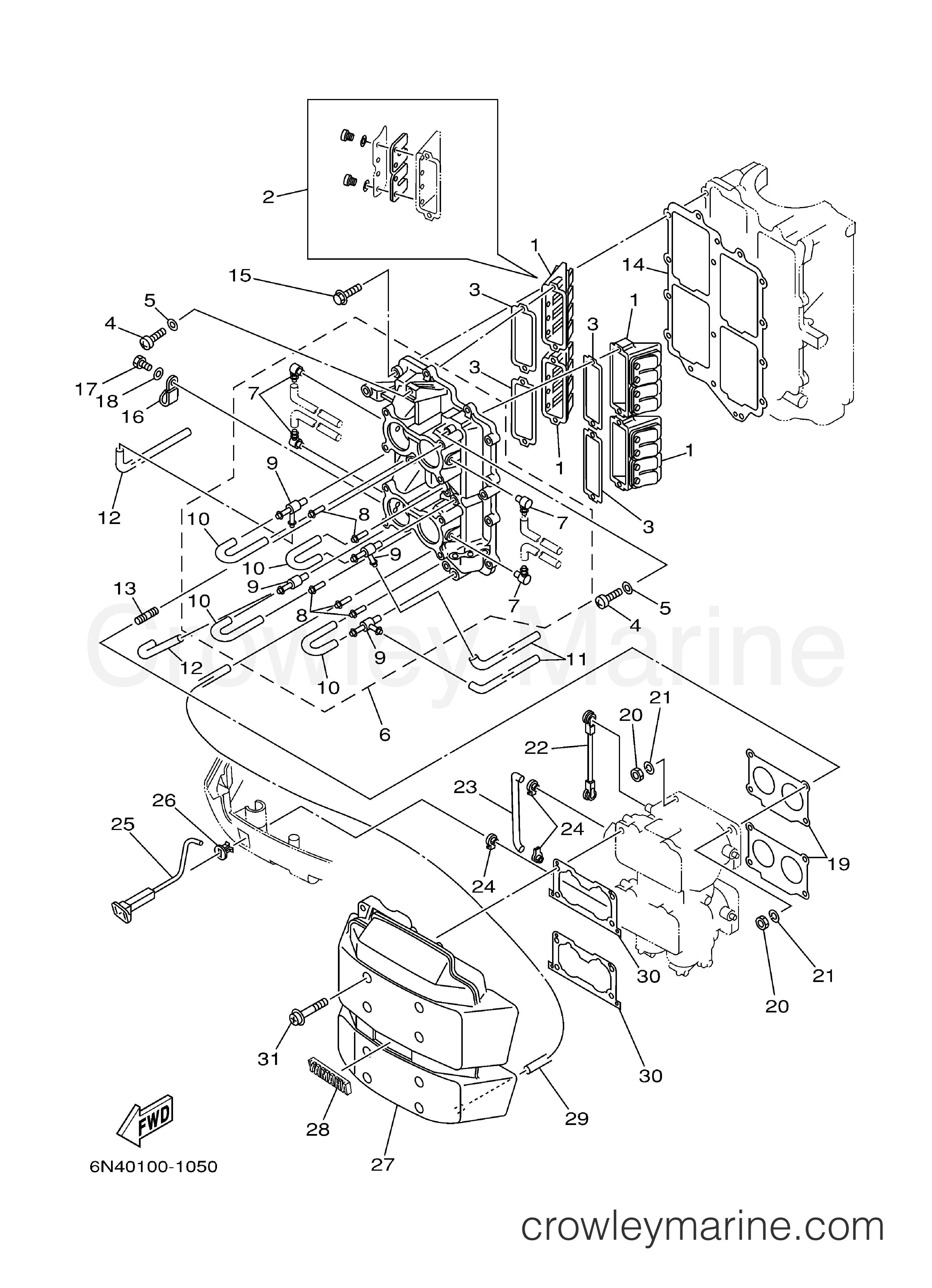 Yamaha Motors L130TXRZ - INTAKE