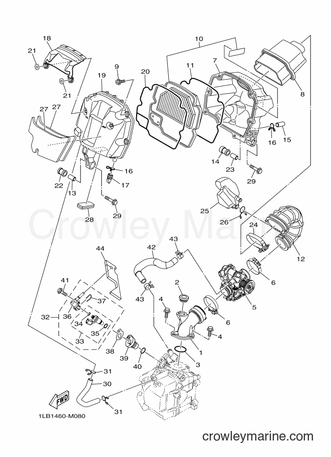 Yamaha Motors AL125FC (1LB2) [010] - INTAKE