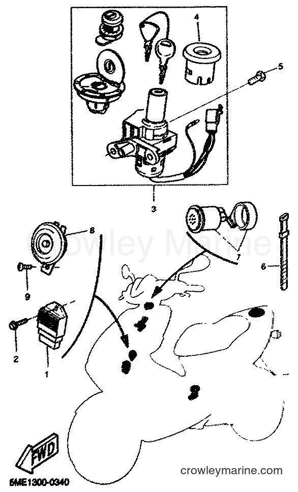2001 Scooter YQ100 - YQ100 (5ME4) [080] - ELECTRICAL 1