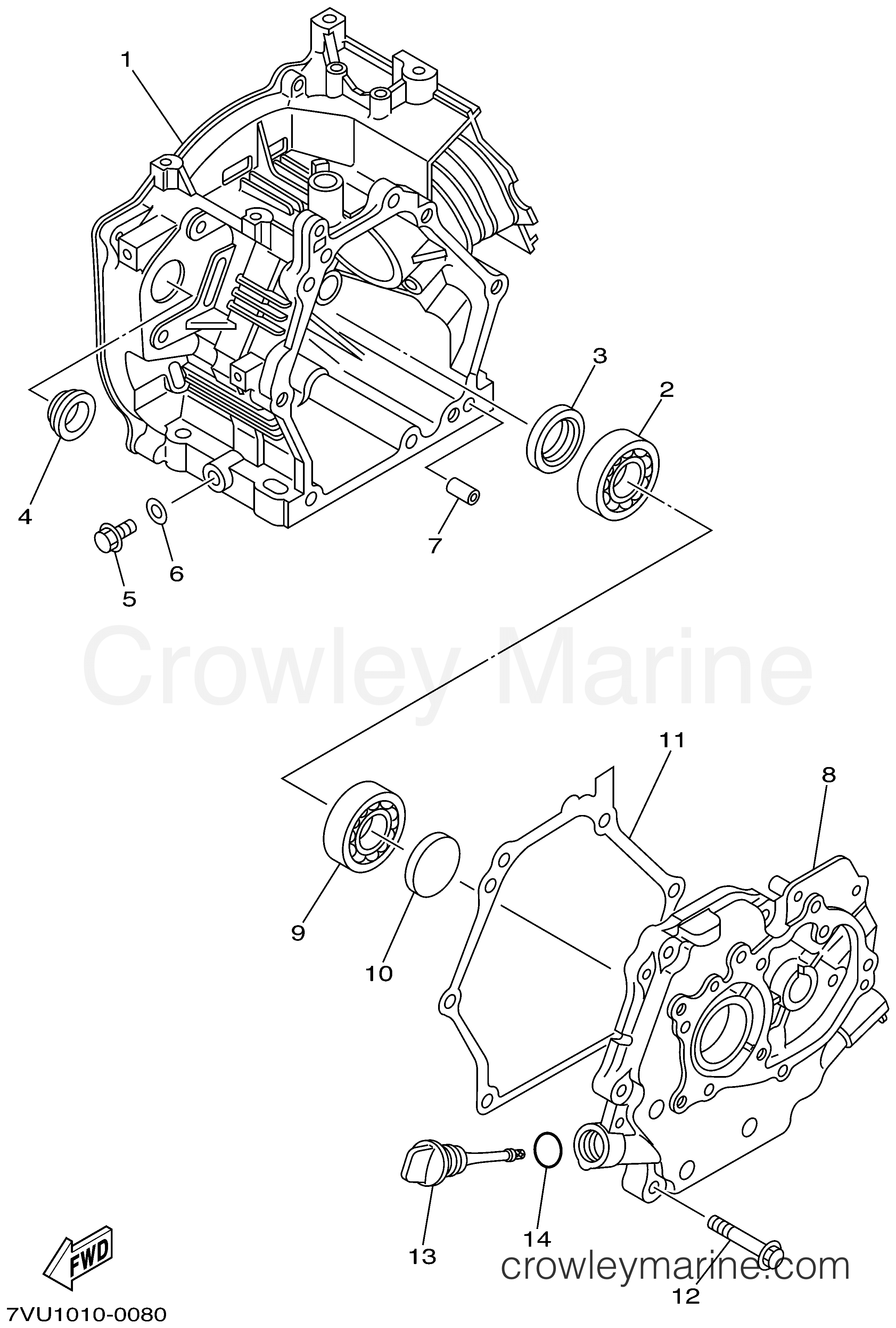 Yamaha Motors EF2800I - CRANKCASE