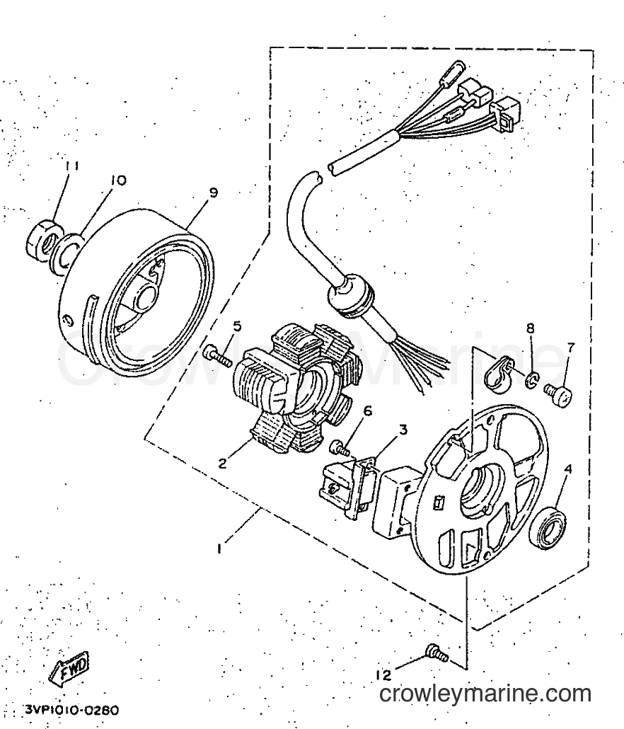 1998 Scooter YN50 - YN50 (5BV1) [999] - LICHTMASCHINE