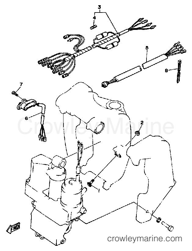Yamaha Motors V6EXCELLF - POWER TRIM SENDER