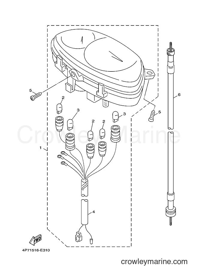 Yamaha Motors XC125E (4P74) [010] - METER