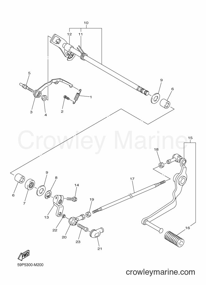 2014 Street Bike FZ8-S - FZ8-S (42PG) [010] - SHIFT SHAFT