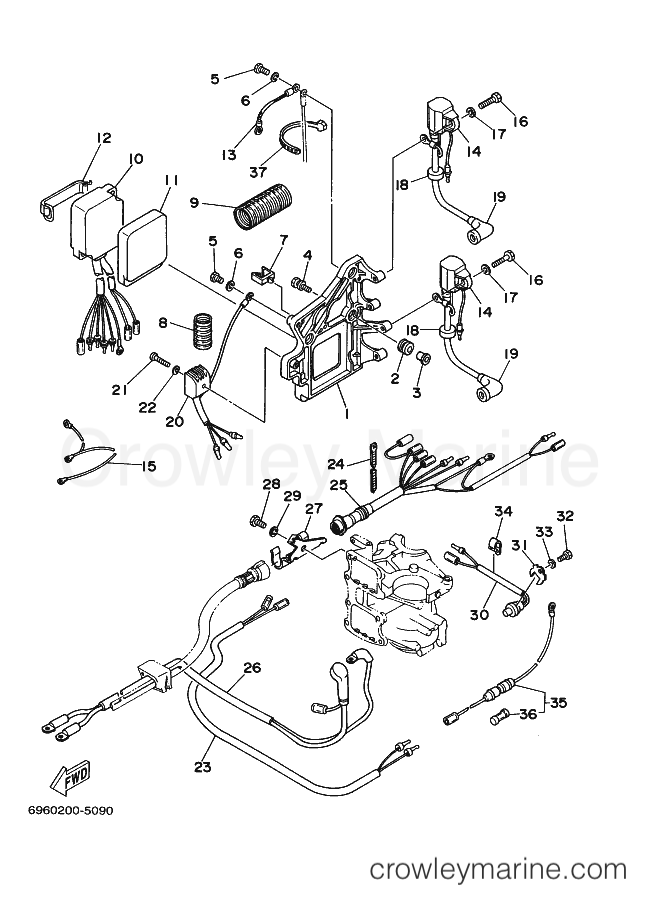 Yamaha Motors 55BEDL (6972) [030] - ELECTRICAL 1