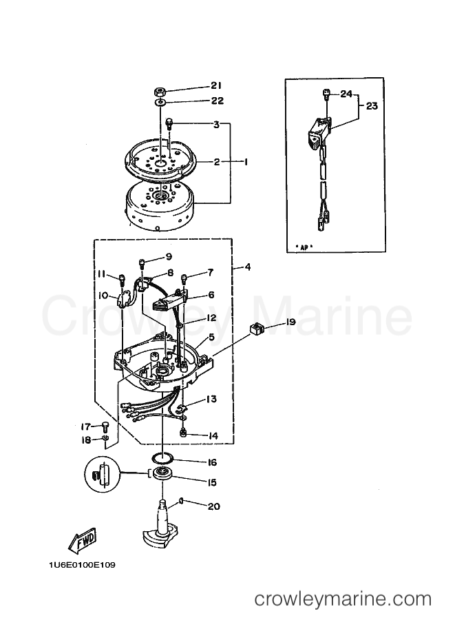Yamaha Motors 4AC (6E0) [030] - GENERATOR