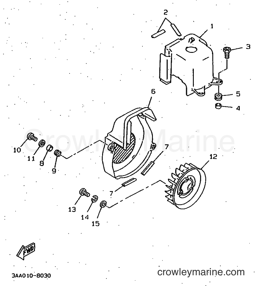 1997 Scooter CW50 - CW50 (4VV7) [999] - AIR SHROUD & FAN