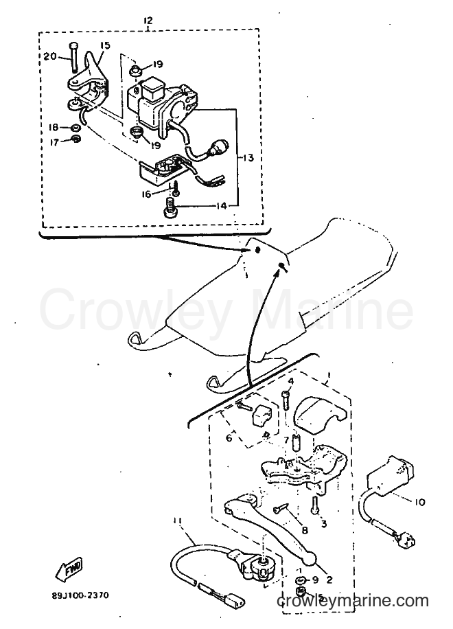 Yamaha Motors EX570 (89J1) [999] - ELECTRICAL 2