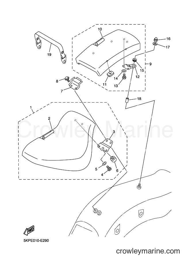 Yamaha Motors XVS400 (35CA) [010] - SEAT 2