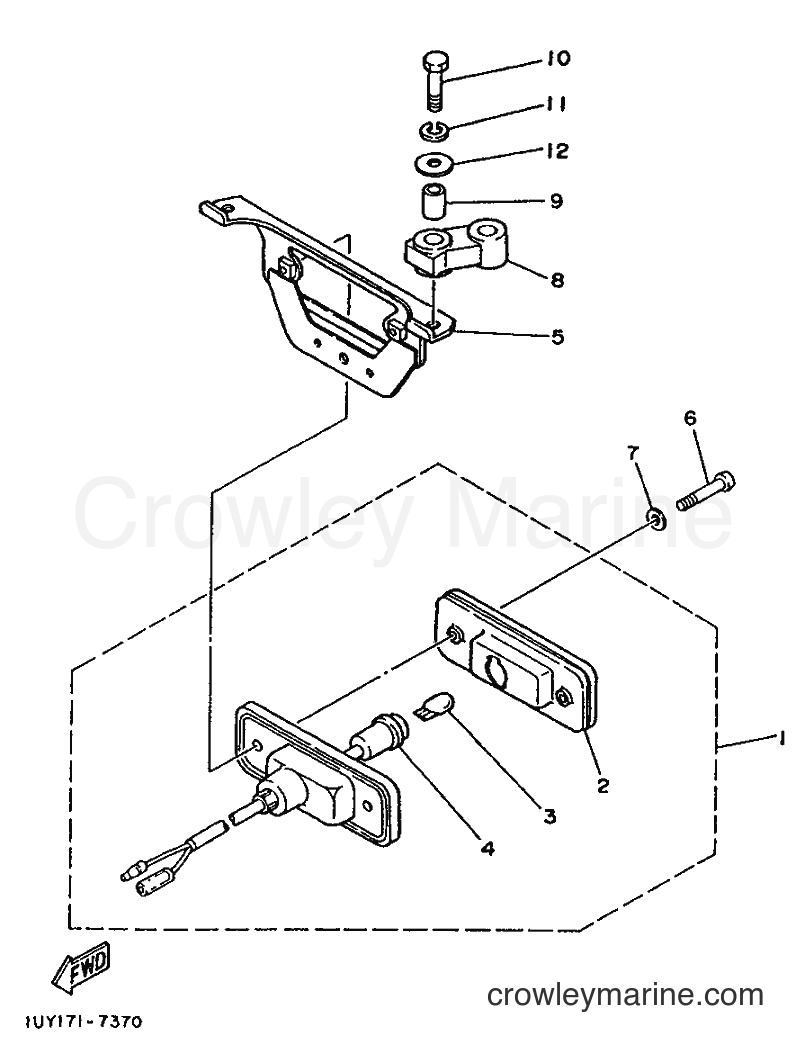 1992 ATV YFM350X - YFM350X (3GDA) [010] - TAILLIGHT 2