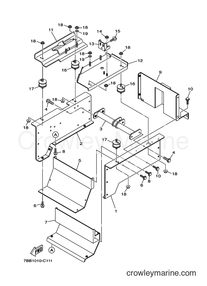 Yamaha Motors YS1390AR (7BB4) [010] - FRAME