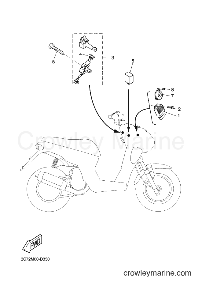 Yamaha Motors EW50N (3C7A) [020] - ELECTRICAL 1