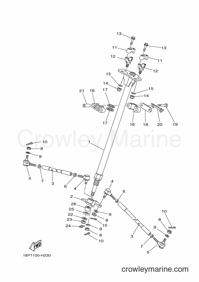 Yamaha Motors YFZ450R (18PL) [010] - STEERING