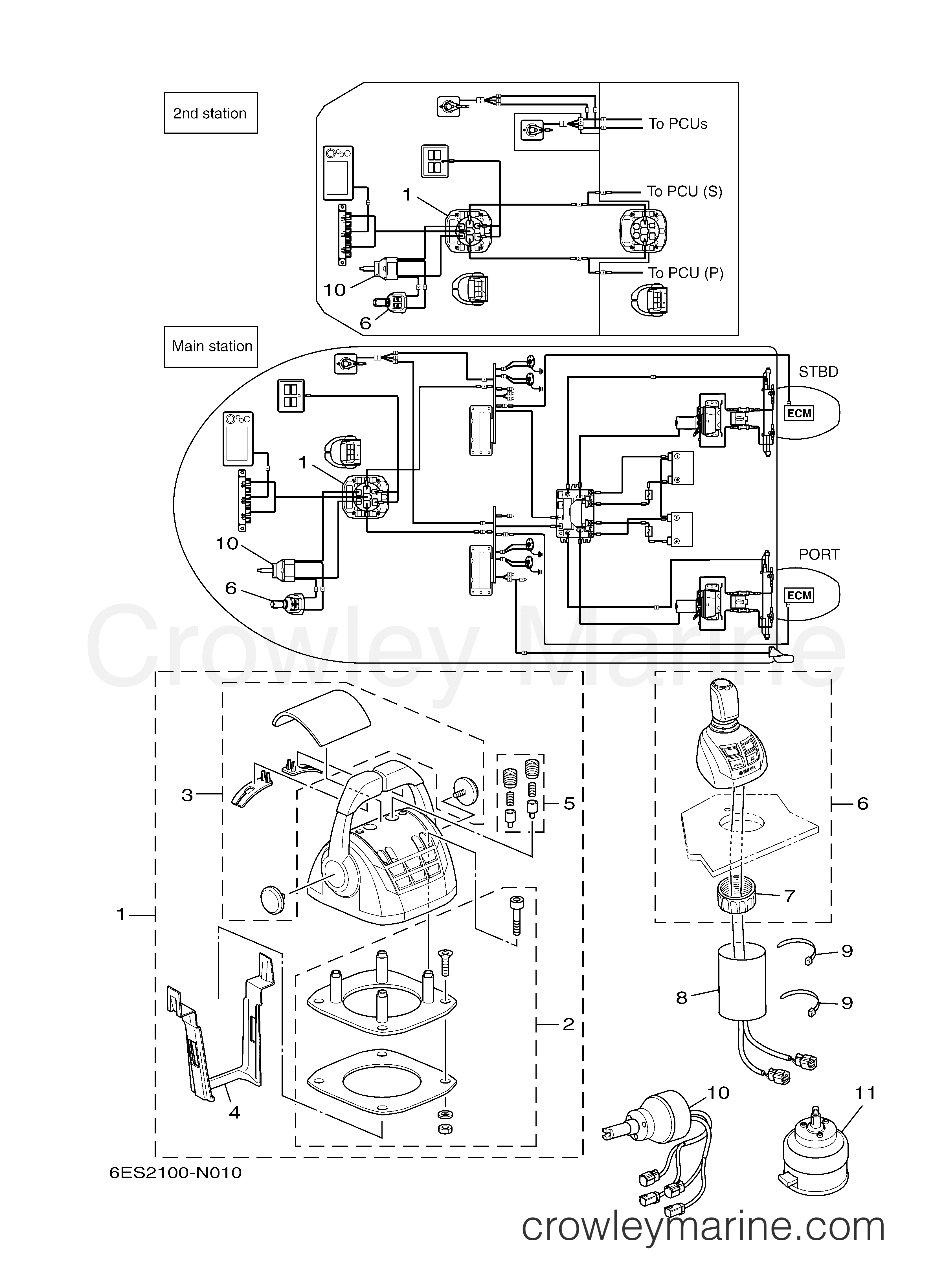 Yamaha Motors Helm Master 2014 - REMOCON JOYSTICK (TWIN)