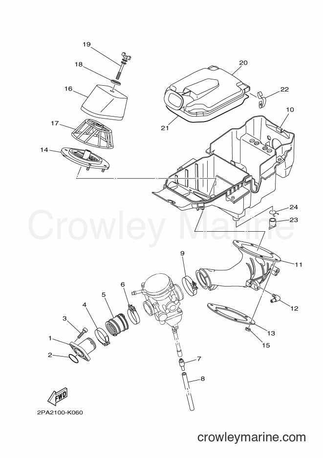 2011 ATV YFM125R - YFM125R (2PA2) [010] - INTAKE