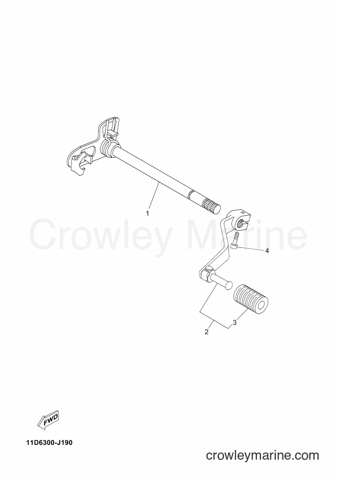 2013 Dirt Bike XT660ZA - XT660ZA (2BE2) [010] - SHIFT SHAFT