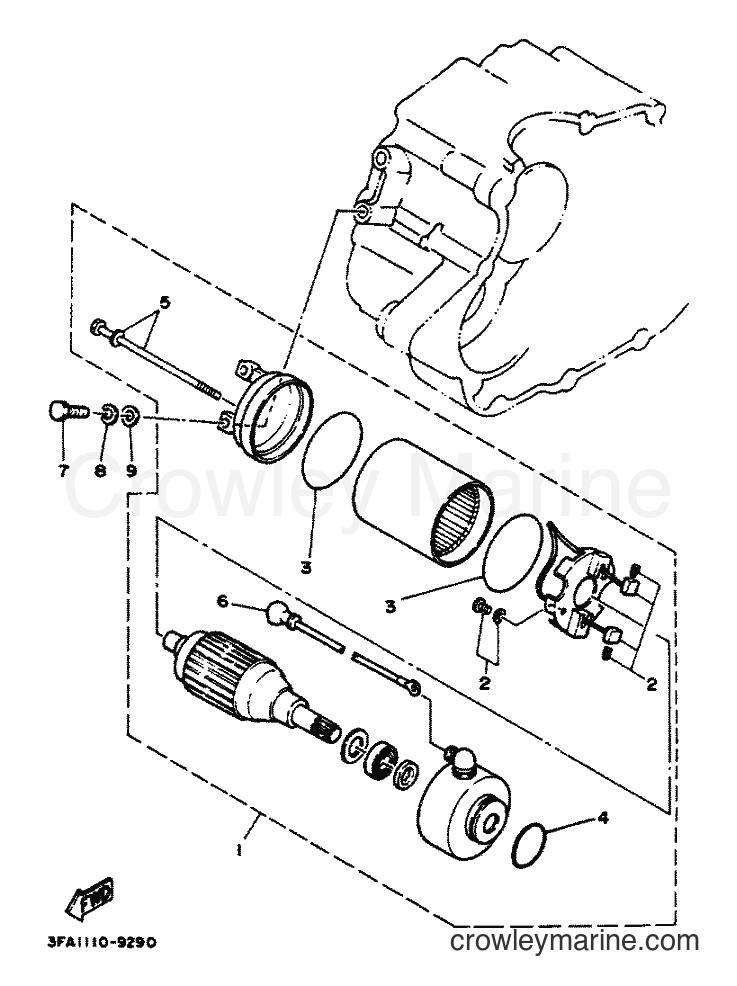 Yamaha Motors YFA1 (3FA4) [020] - STARTING MOTOR