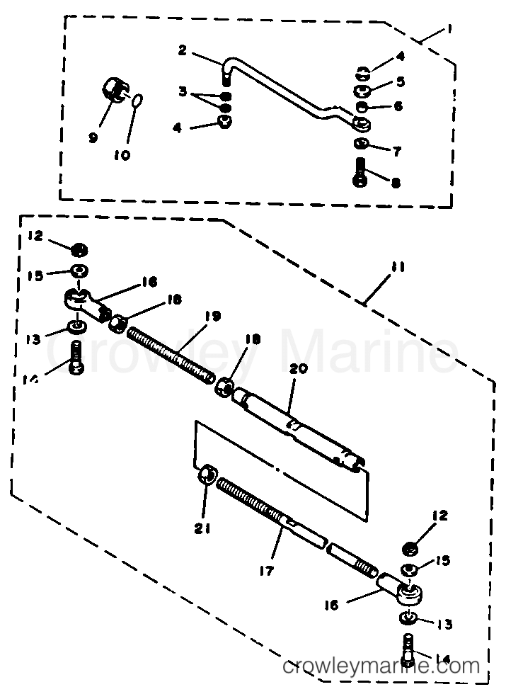 Yamaha Motors P50TLRR - STEERING GUIDE ATTACHMENT