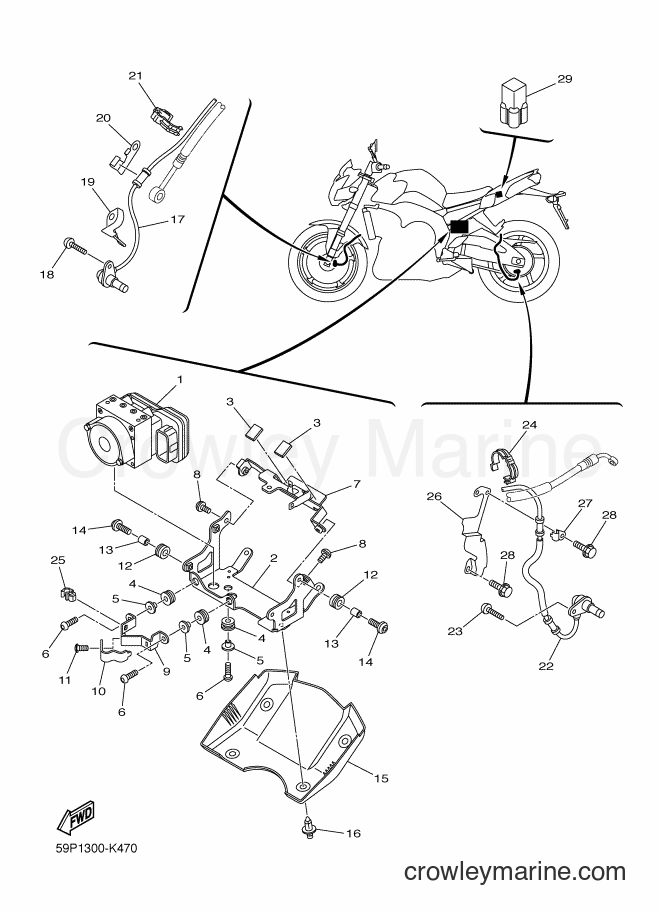 2013 Street Bike FZ8-NA - FZ8-NA (59P5) [050] - ELECTRICAL 3
