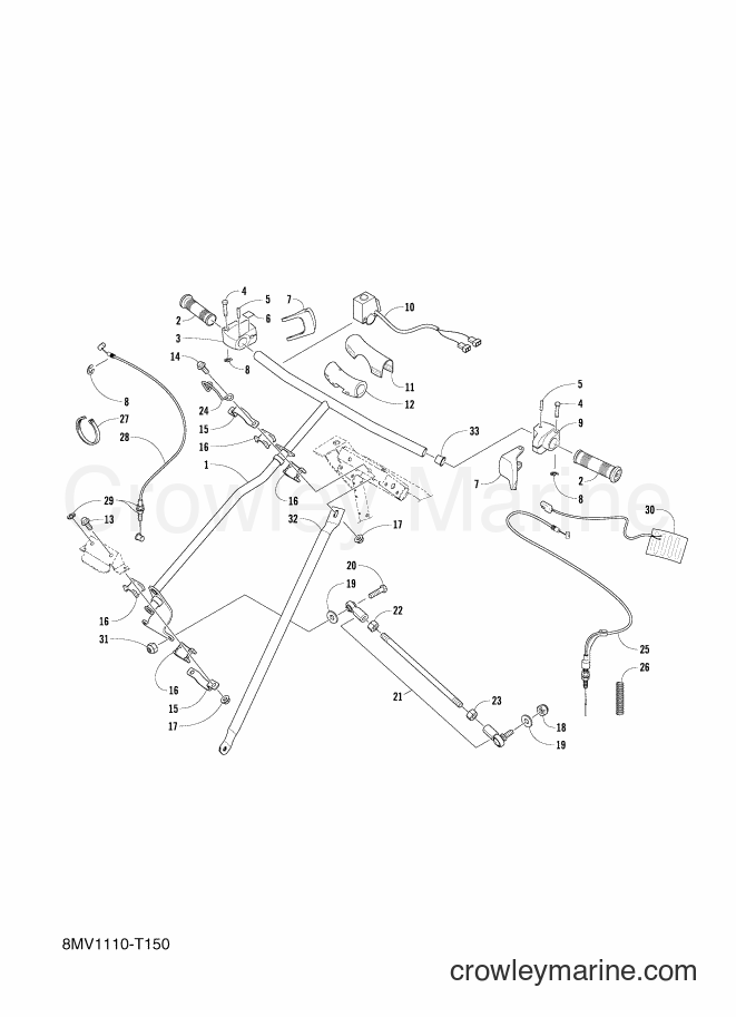 Yamaha Motors SRX120 (8MV1) [010] - STEERING