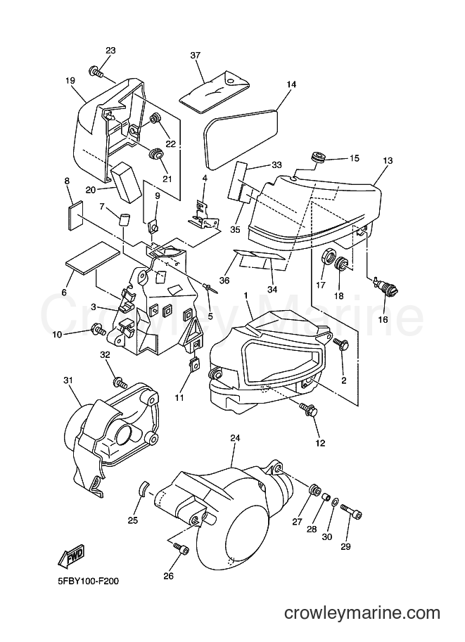 Yamaha Motors XVS650 (3B6C) [010] - SIDE COVER