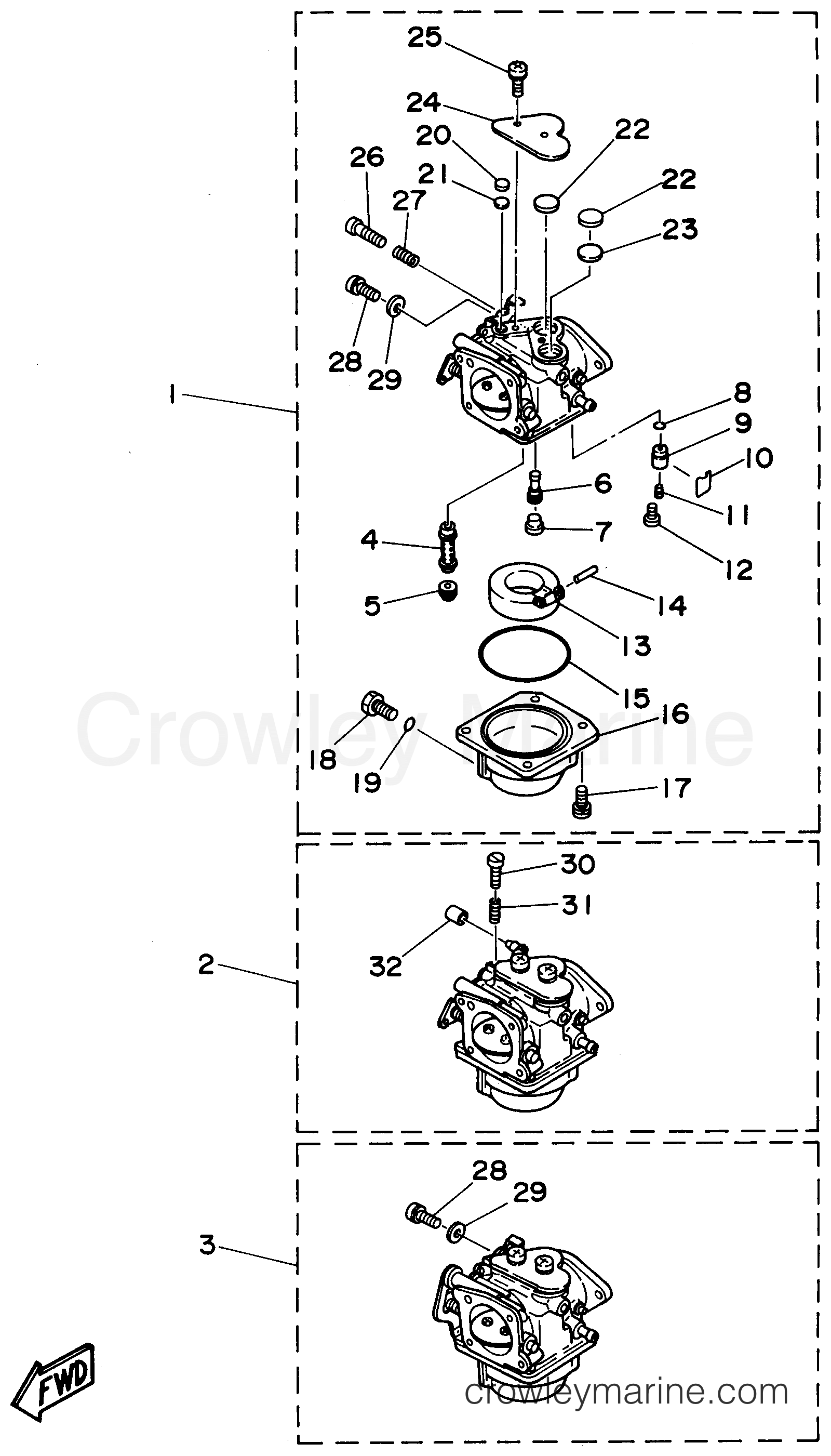 Yamaha Motors C75TLRU - CARBURETOR