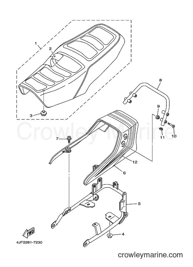 Yamaha Motors RX115 (5FS2) [010] - SEAT