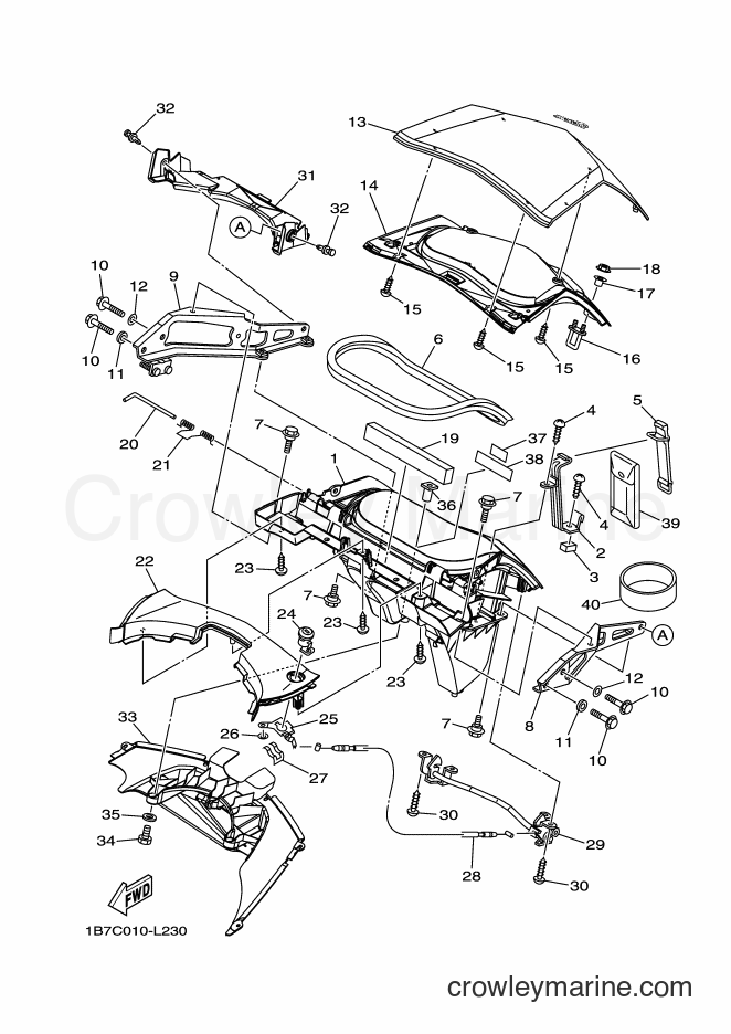 2012 Maxi-Scooter CP250 - CP250 (1B7D) [010] - SEAT 2