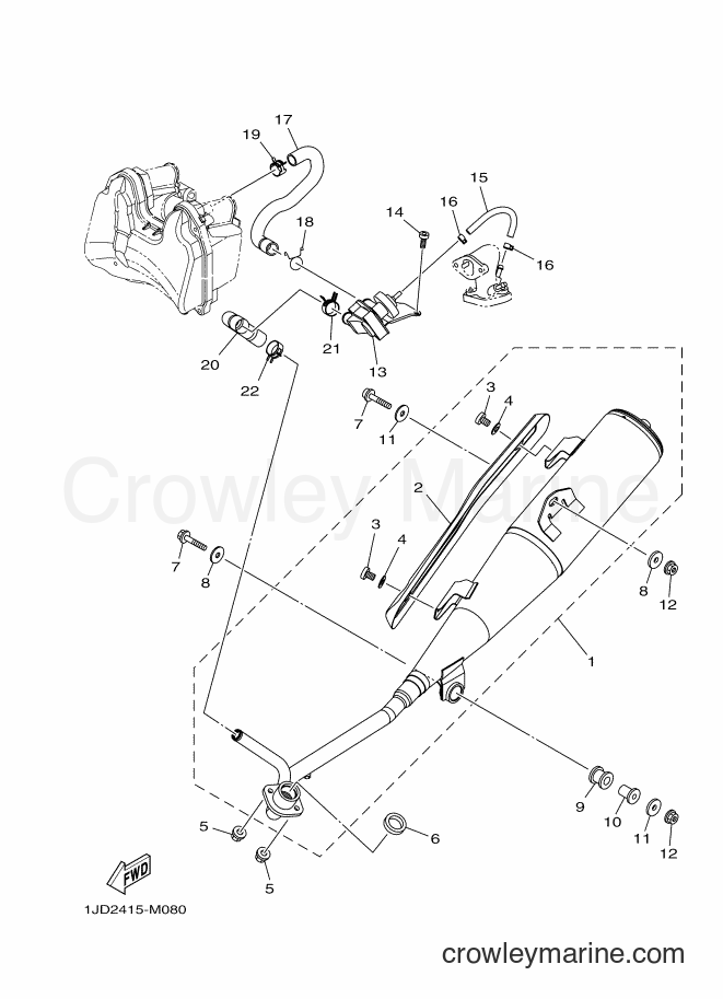 2016 Scooter T115C-5 - T115C-5 (BP41) [010] - EXHAUST