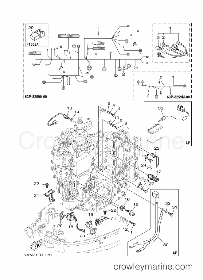 Yamaha Motors F150LA-Y12 (63PA) [310] - ELECTRICAL 3