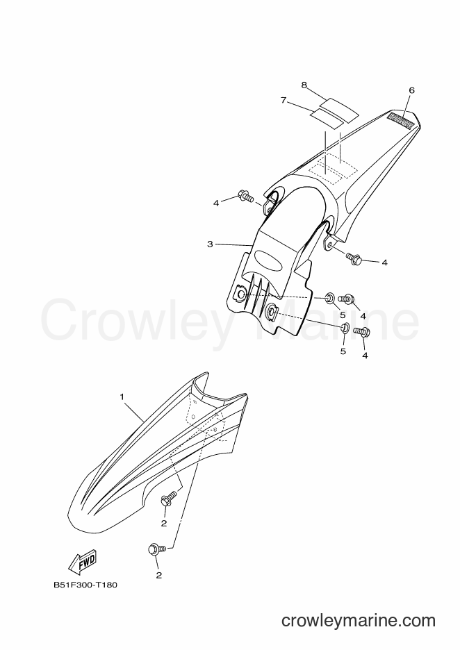 2018 Dirt Bike TT-R110E - TT-R110E (B51F) [010] - FENDER