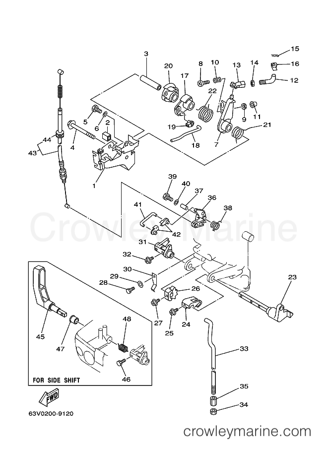Yamaha Motors 15F (63W0) [21A] - CONTROL