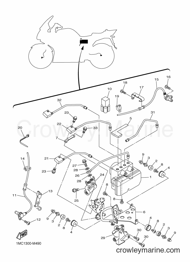 2013 Sport Bike FJR1300A - FJR1300A (1MC2) [010] - ELECTRICAL 3