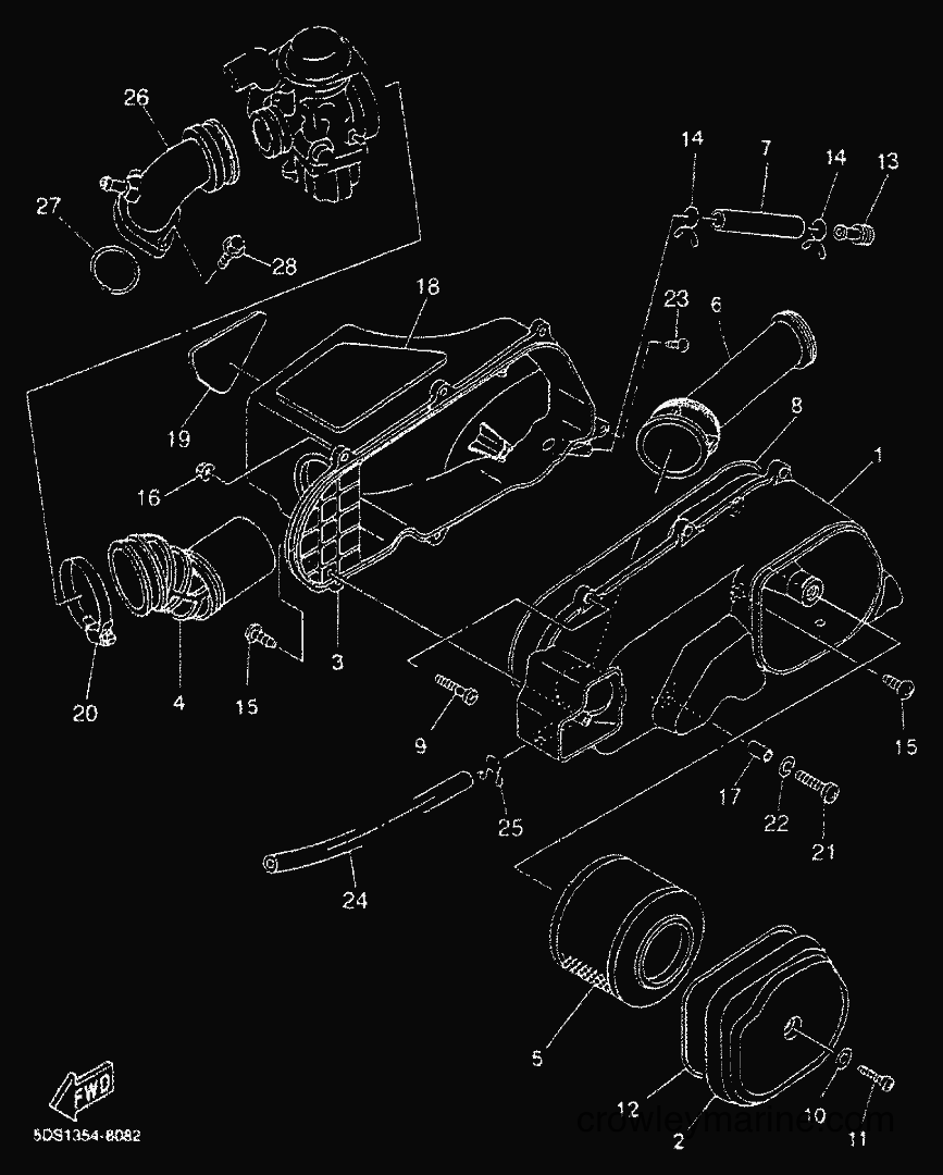 Yamaha Motors YP125E (5DSK) [010] - INTAKE