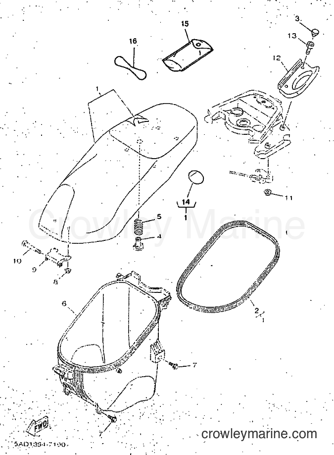 1998 Scooter YN50 - YN50 (5BV1) [010] - SEAT