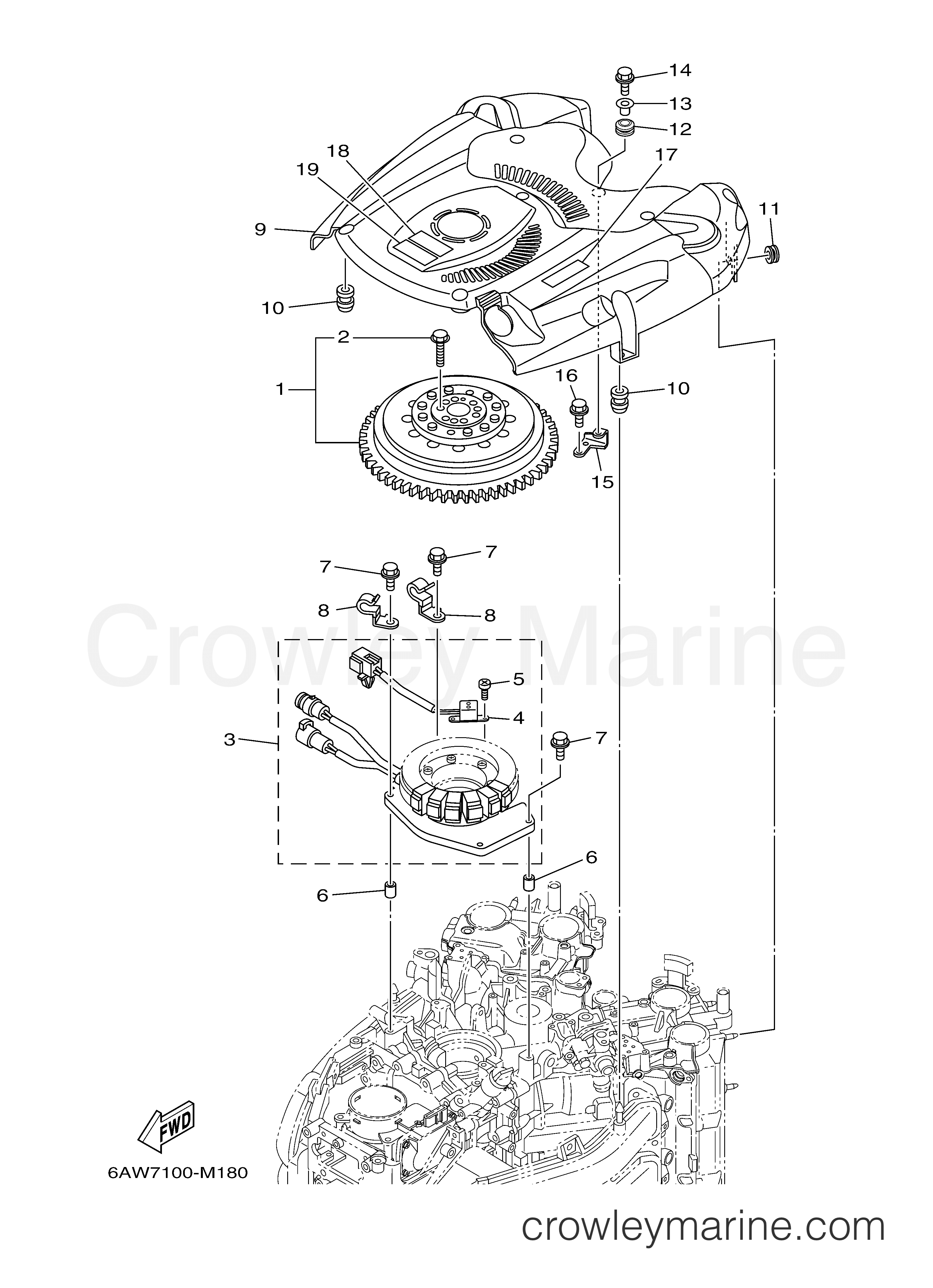 Yamaha Motors F350XCB - GENERATOR