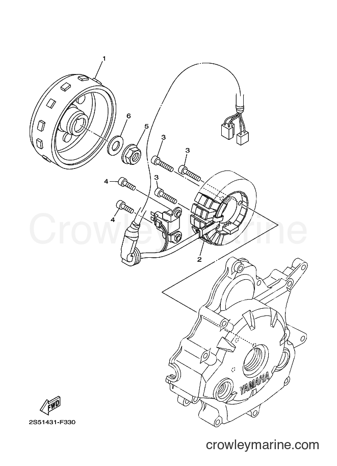 Yamaha Motors T135F (2S58) [010] - GENERATOR