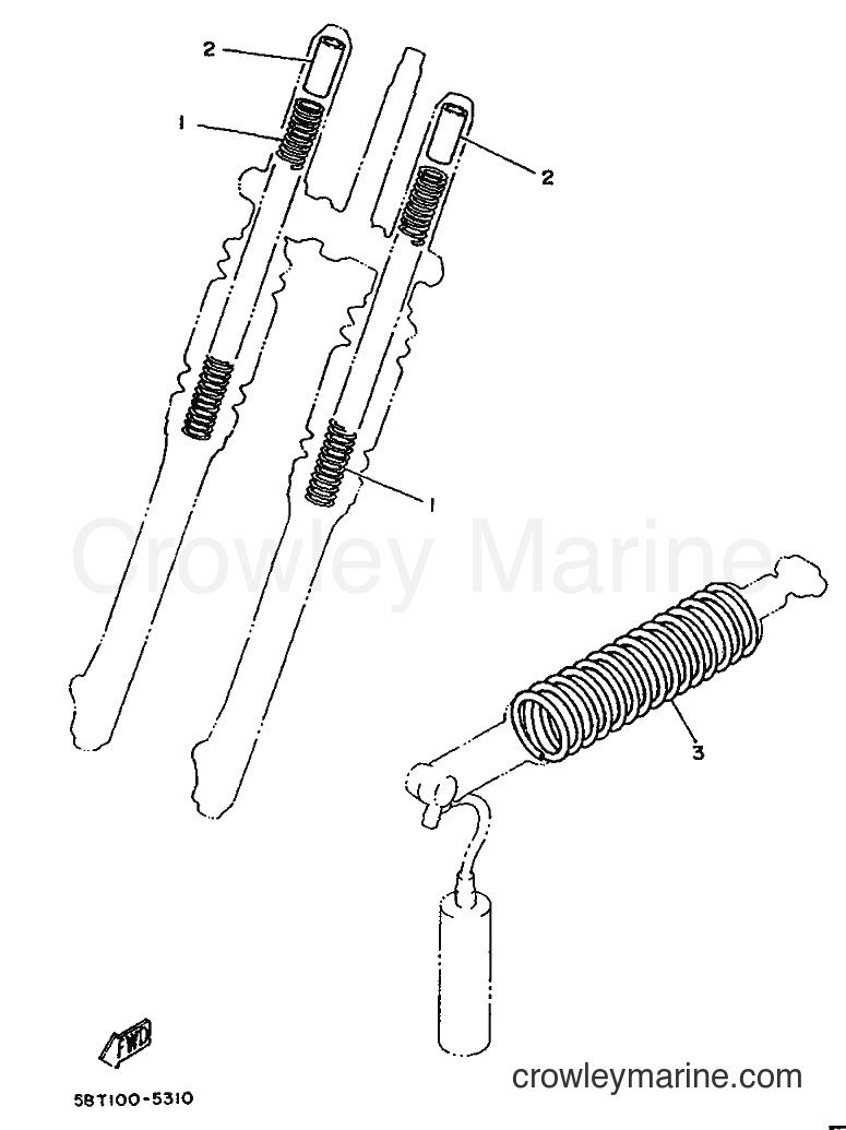 1991 Dirt Bike YZ80 - YZ80 (3MM3) [030] - ALTERNATE