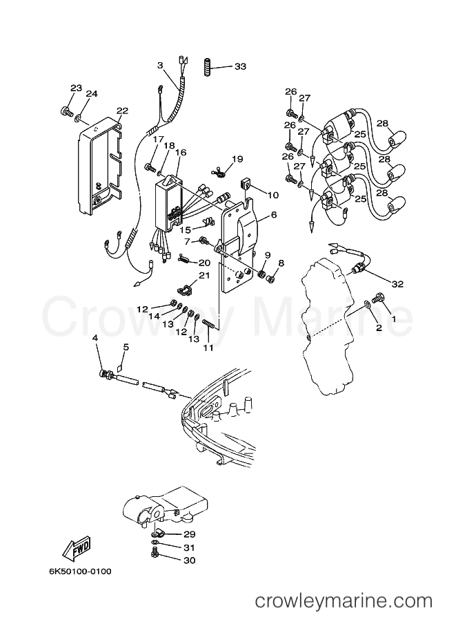 Yamaha Motors E60HMHDS (69DC) [020] - ELECTRICAL 1