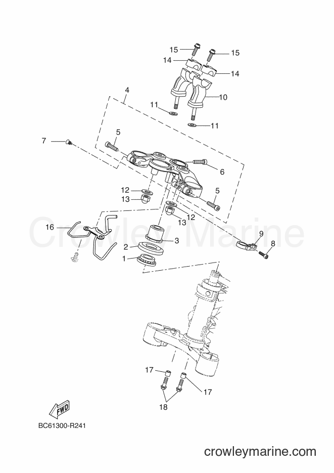 2018 Street Bike MTT690-U - MTT690-U (BC65) [010] - STEERING